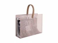 Present Time Perky Mesh magasinholder 30x33cm rosa