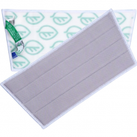 Puri-Line glasmoppe mikrofiber 30cm med velcro flergangs grå