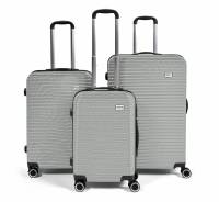 RW Travel Classic kuffertsæt med 3 størrelser sølv