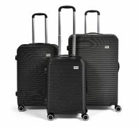RW Travel Classic kuffertsæt med 3 størrelser sort