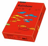 Rainbow farvet kopipapir A4 80g Intensive rød