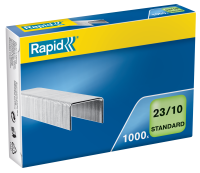 Rapid Standard h&aelig;fteklammer galvaniseret 23/10, 1000 stk