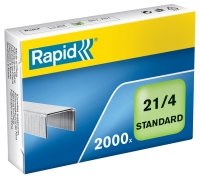 Rapid h&aelig;fteklammer 21/4 galvaniserede, 2000 stk