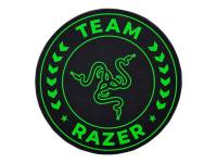 Razer Team rund stolemåtte 120cm sort og grøn