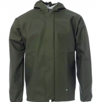 ELKA regnjakke 5XL polyester/PVC grøn