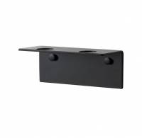 Sæbeholder til 2 flasker vægophæng i sort rustfrit stål