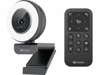 Sandberg Streamer USB Webcam Pro Elite sort