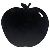 Securit chalkboard æble Silhouet 29,1x31,6cm sort