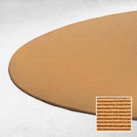 Sisal Boucle gulvt&aelig;ppe rundt &Oslash;120cm natur