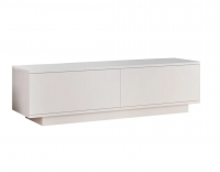 NORDVÄRK FN1 TV-bord, m. 2 låger - hvid melamin (140x35,5)