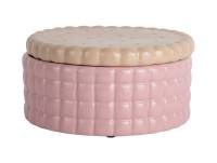 Sk&aring;l Biscuit Box &Oslash;20cm keramik lyser&oslash;d