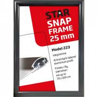 Snapramme A3 med 25mm antracit aluminium ramme