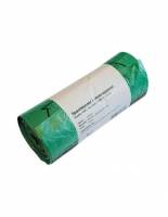 Spandepose 100% genbrug MDPE 500x700mm 40 liter 15my grøn