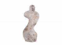 Statue Female 5x23cm marmor brun