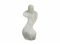 Statue Female 5x23cm marmor grøn