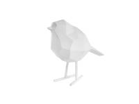 Statue Origami bird 7x13x17cm hvid