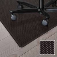 Stoleunderlag t&aelig;ppe 120x180cm sort