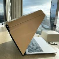 Sun Shade & Privacy LUX Laptop sleeve med solskærm 12-14'' beige