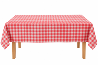 TableSMART rulledug papir 118cm x 50 meter r&oslash;d- og hvidternet | Outlet