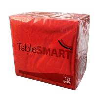 TableSMART servietter 33x33cm 3-lags rød, 125 stk