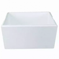 Termokasse 40x30x23cm EPS 1-rums eksl. låg hvid