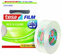 Tesa kontortape eco & clear ecoLogo 19mmx33m klar