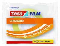 Tesa standard kontortape 15mmx33m klar