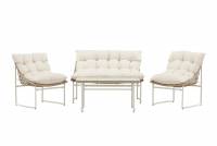 Tina sofasæt med sofa 2 stole og bord beige