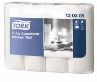 Tork Ekstra Soft køkkenrulle 3-lags 120305 hvid, 48 ruller
