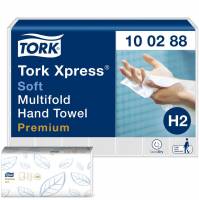 Tork Xpress Soft Multifold H2 Interfold håndklædeark 2-lags 100288 hvid