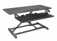 Twin ergonomisk Laptop riser sort