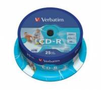 VERBATIM CD-R AZO, 52X Printable spindel
