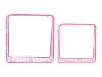 Vægreol-sæt Reja 35x15cm pink
