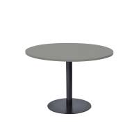 Van Doren kantinebord rundt Ø110cm antracit med sort stel