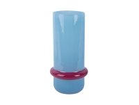 Vase Animado Anillo &Oslash;13,5cm bl&aring; og pink