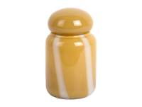 Vase Dulce Raya 10x19cm glas gul