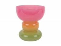 Vase Funky Vibes Ø18cm glas multifarvet