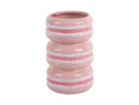 Vase Macaron Ø9,3cm keramik lyserød