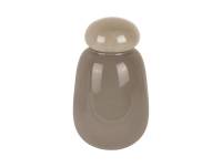 Vase Nuevo Dulce 12,5x22cm glas grå