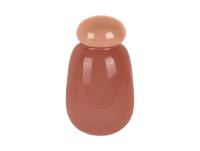 Vase Nuevo Dulce 12,5x22cm glas lyserød