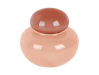 Vase Nuevo Dulce 13,5x13,5cm glas lyserød