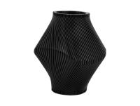 Vase Twisted Rib Ø18cm polyresin sort