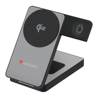 Verbatim Charge 'n' Go Qi2 Mag W PowerBank 10000 mAh Gr&aring;