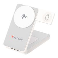 Verbatim Charge 'n' Go Qi2 Mag W PowerBank 10000 mAh Hvid