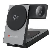Verbatim Charge 'n' Go Qi2 Mag W PowerBank 5000 mAh gr&aring;