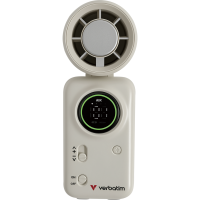 Verbatim Cool 'n' Go Ice Touch Mini h&aring;ndholdt ventilator hvid/s&oslash;lv