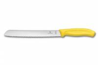 Victorinox Fibrox Classic brødkniv 21 cm  med gult håndtag
