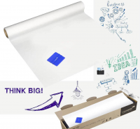 Whiteboard folie Wrap-up 101x150cm hvid magnetisk