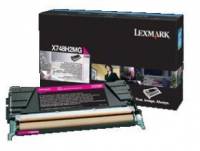 Lexmark X748H3MG original lasertoner magenta rød