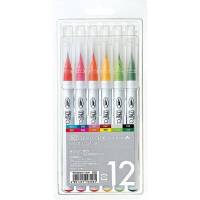 ZIG Clean Color vandbaseret pensel pen, sæt a 12 stk
